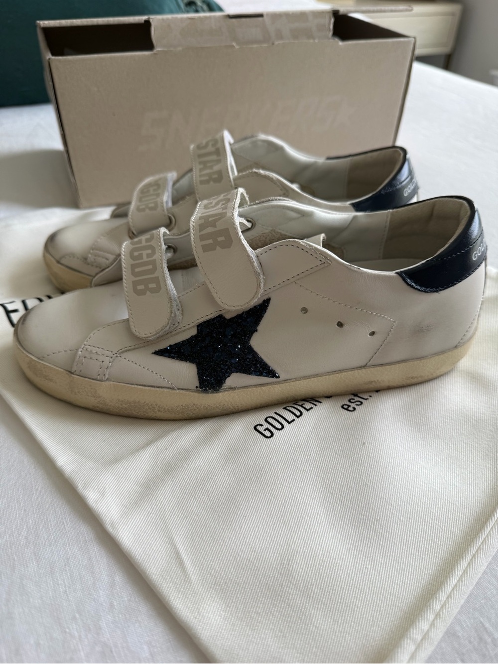 Golden Goose Old School leather sneakers